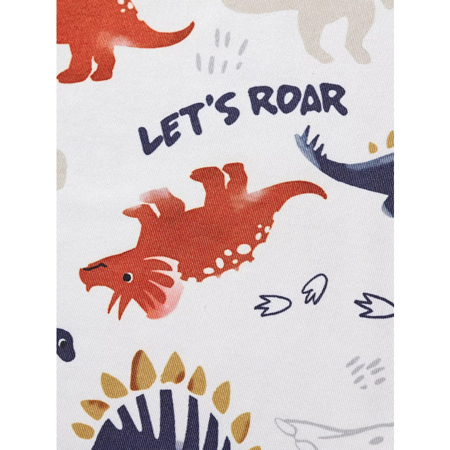 Children’s Dinosaur Print Short Sleeve T-Shirt and Shorts Set Apparel and Accessories