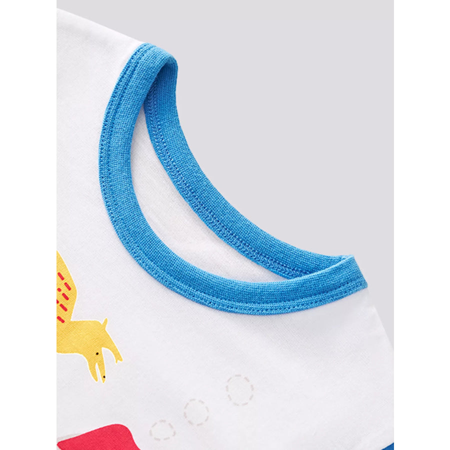 Children’s Dinosaur Print Short Sleeve T-Shirt Apparel and Accessories