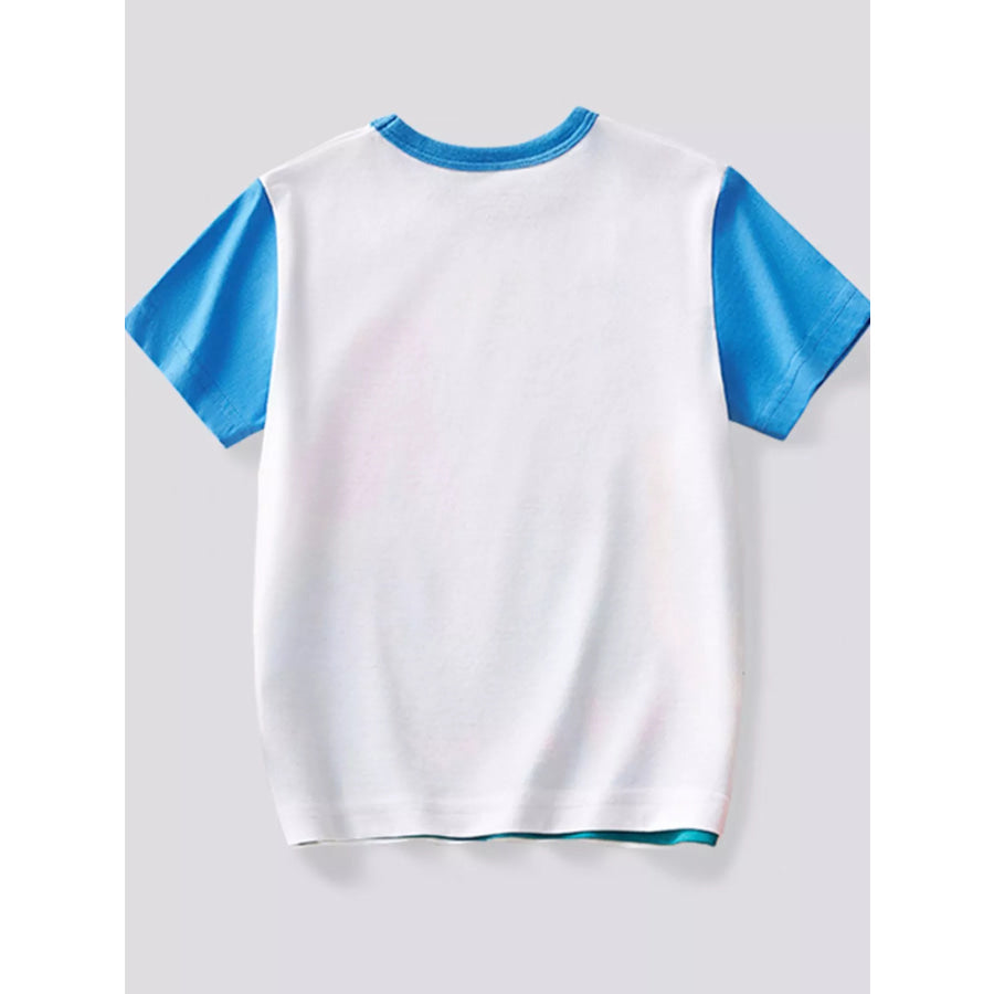 Children’s Dinosaur Print Short Sleeve T-Shirt Apparel and Accessories