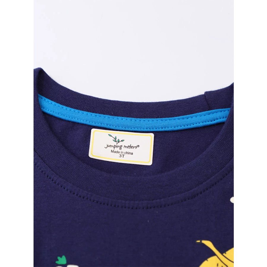 Children’s Dinosaur Print Short Sleeve T-Shirt Apparel and Accessories