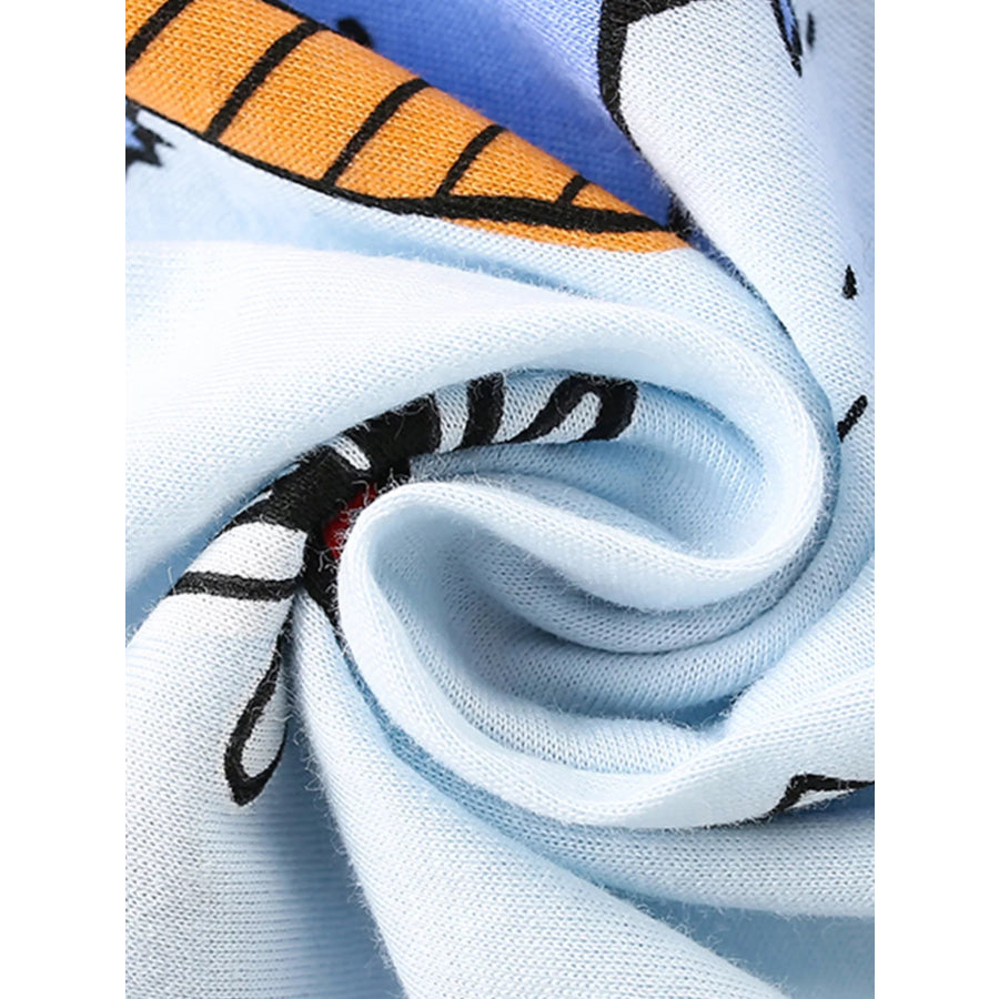 Children’s Dinosaur Print Short Sleeve T-Shirt & Shorts Set Apparel and Accessories