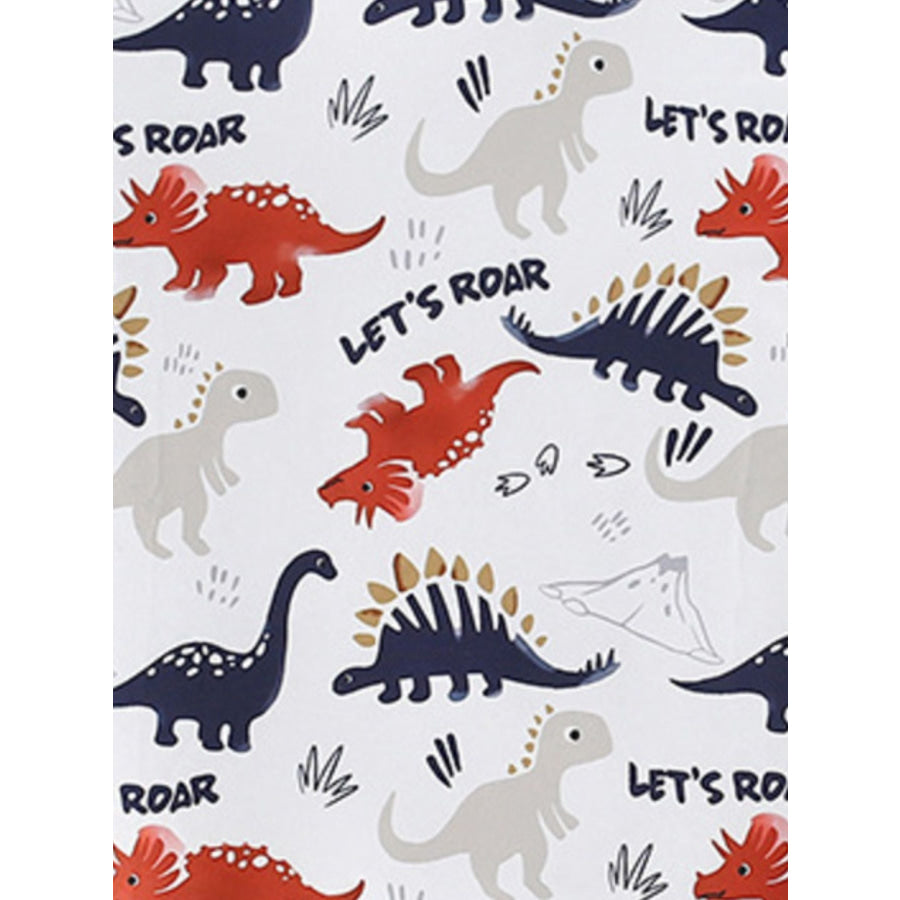 Children’s Dinosaur Print Tee and Shorts Set Apparel and Accessories