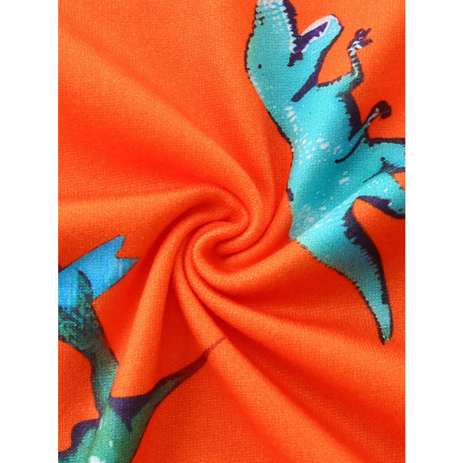 Children’s Dinosaur Print Tee and Shorts Set Apparel and Accessories