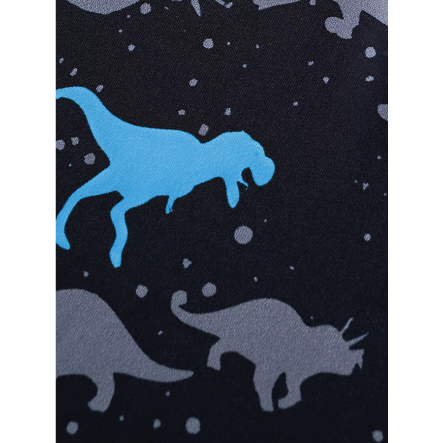 Children’s Dinosaur Print Top and Shorts Casual Set Apparel and Accessories