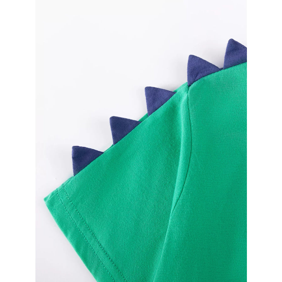 Children’s Dinosaur Print Two-Tone Set Apparel and Accessories