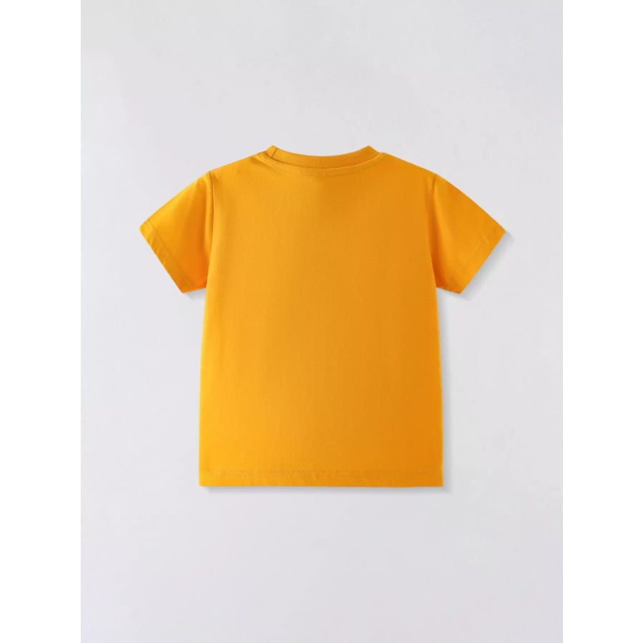 Children’s Dinosaur Round Neck T-Shirt Apparel and Accessories