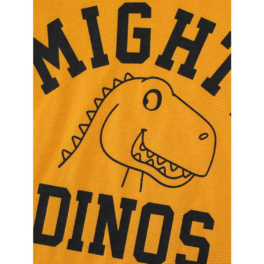 Children’s Dinosaur Round Neck T-Shirt Apparel and Accessories