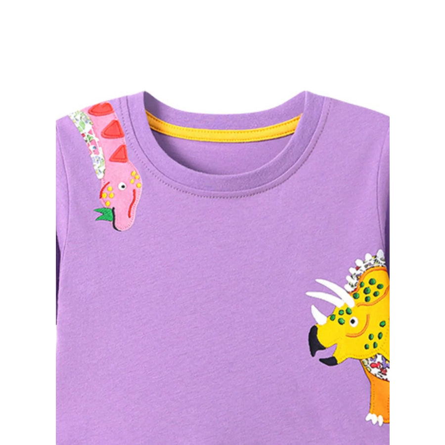 Children’s Dinosaur Short Sleeve Dress Apparel and Accessories