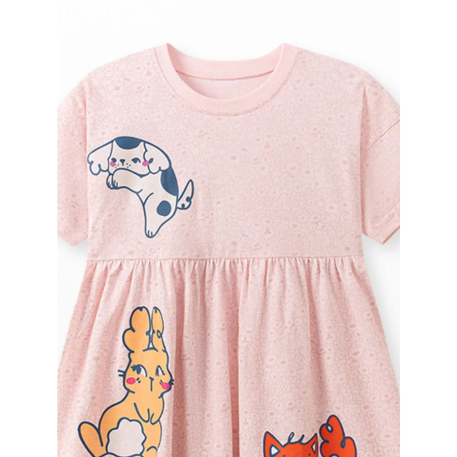 Children’s Dinosaur Short Sleeve Dress Apparel and Accessories