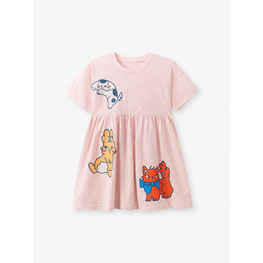 Children’s Dinosaur Short Sleeve Dress Apparel and Accessories