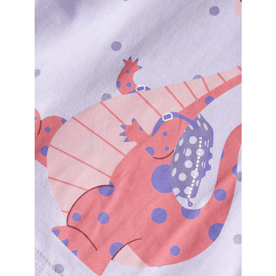 Children’s Dinosaur Short Sleeve T-Shirt Apparel and Accessories