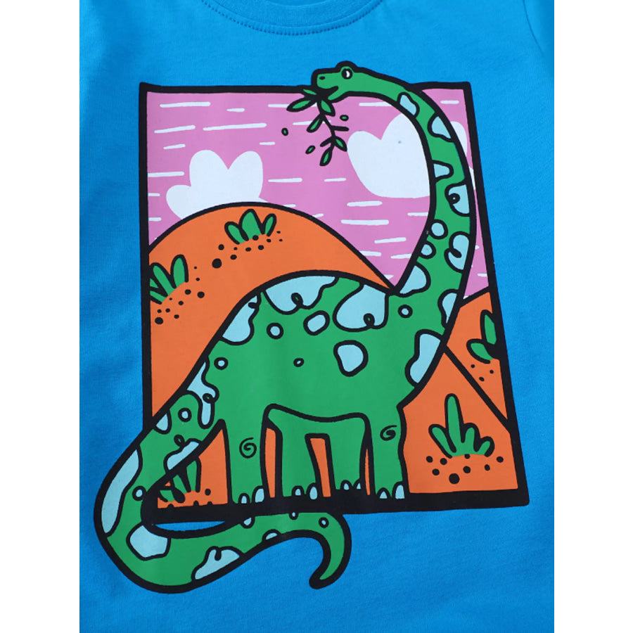 Children’s Dinosaur Short Sleeve T-Shirt Apparel and Accessories