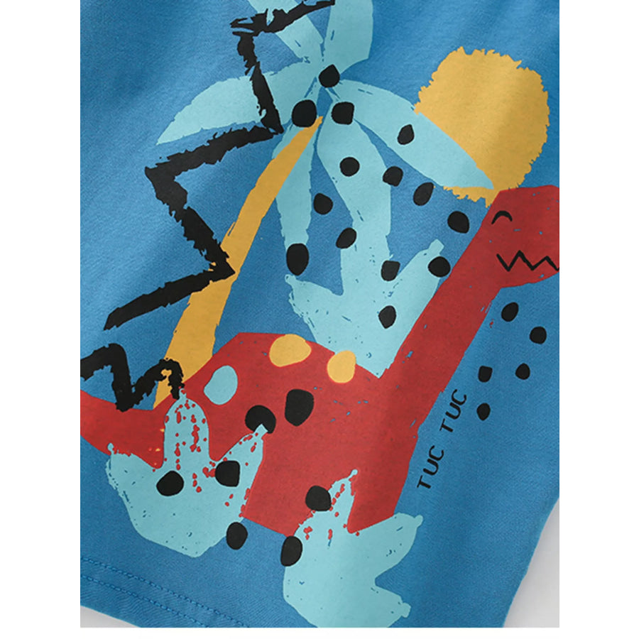 Children’s Dinosaur Short Sleeve T-Shirt Apparel and Accessories