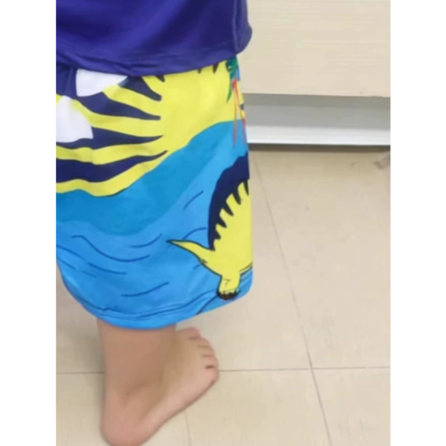 Children’s Dinosaur Short Sleeve Tee and Shorts Set Apparel and Accessories