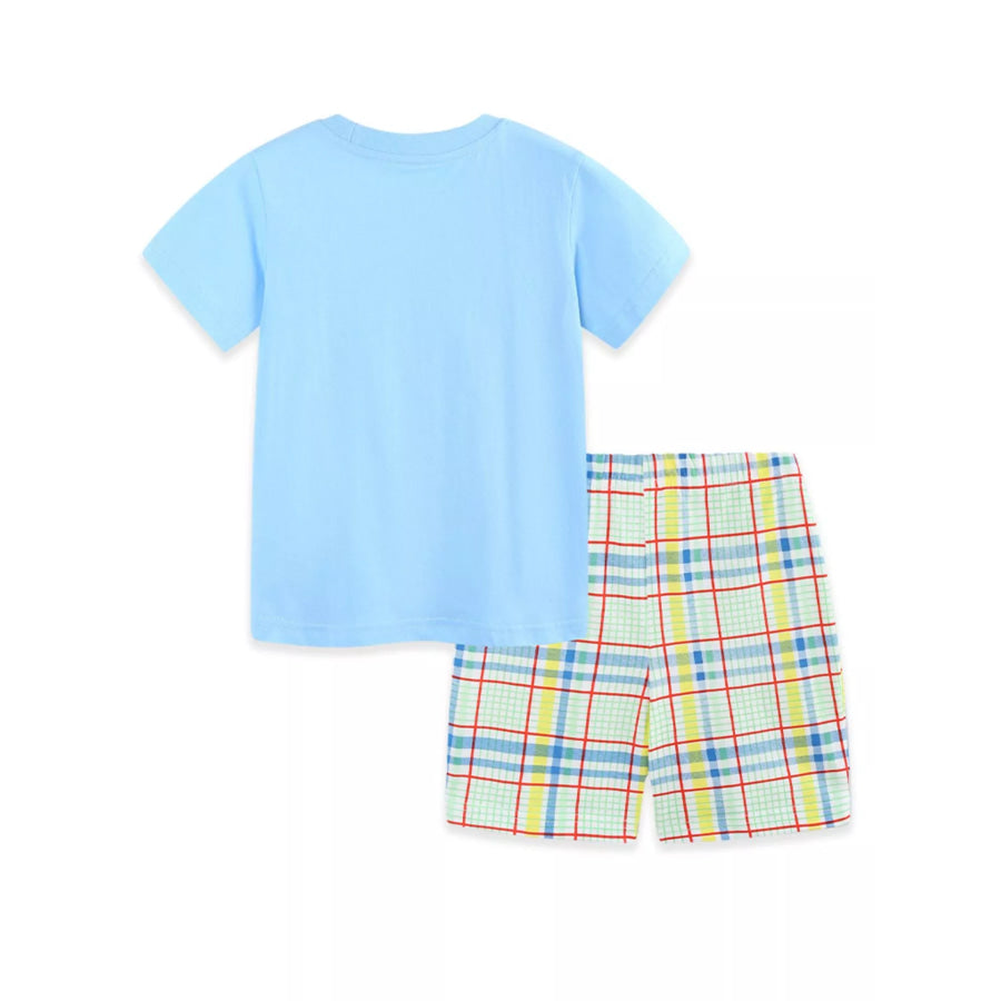 Children’s Dinosaur Short Sleeve Tee and Shorts Set Apparel and Accessories