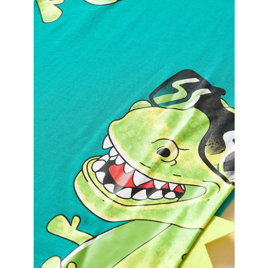 Children’s Dinosaur Short Sleeve Tee & Shorts Set Apparel and Accessories