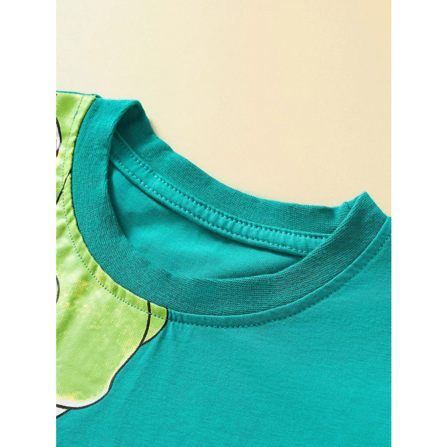 Children’s Dinosaur Short Sleeve Tee & Shorts Set Apparel and Accessories
