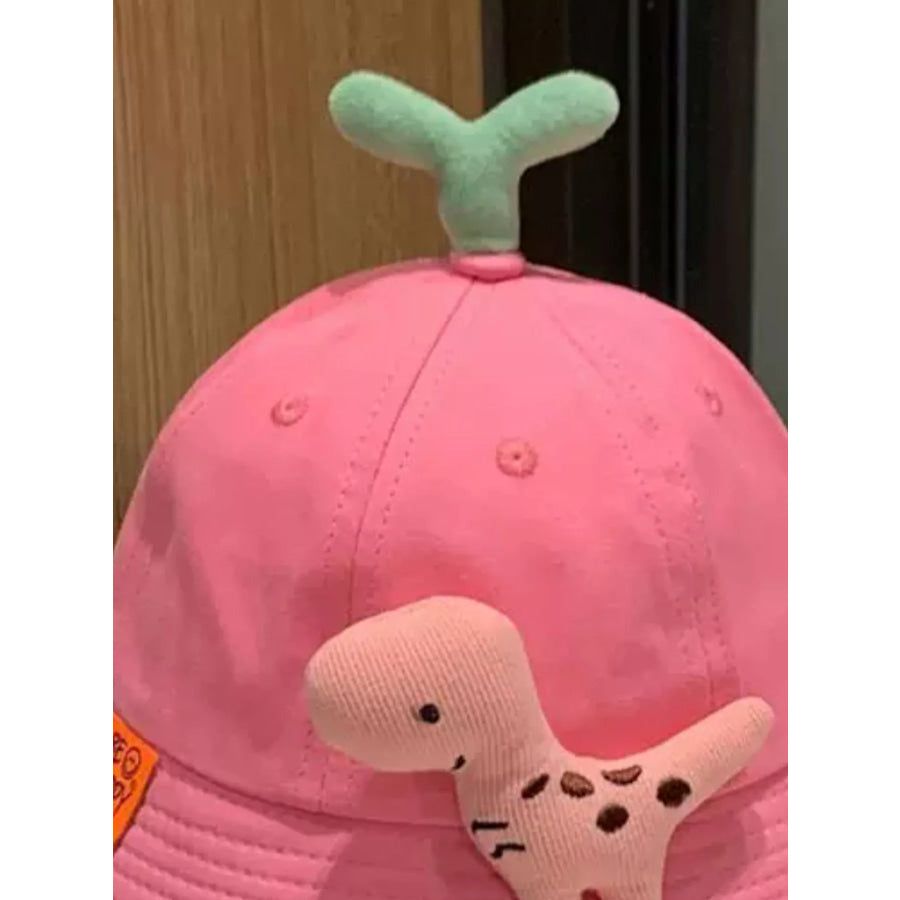 Children’s Dinosaur & Sprout Decor Bucket Hat Apparel and Accessories