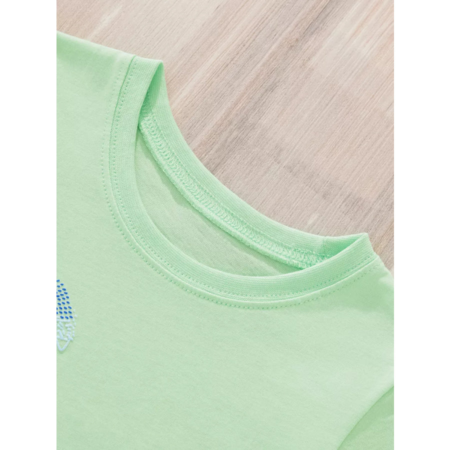 Children’s Dinosaur T-shirt and Shorts Set Apparel and Accessories
