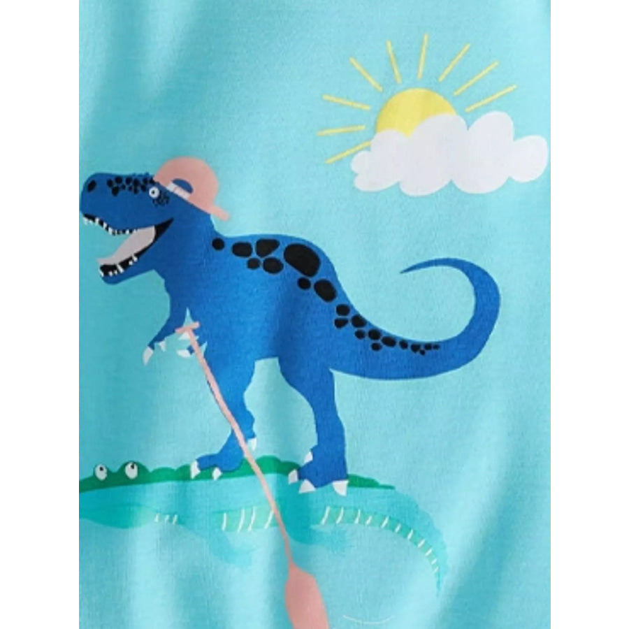 Children’s Dinosaur Triceratops Graphic T-Shirt Apparel and Accessories
