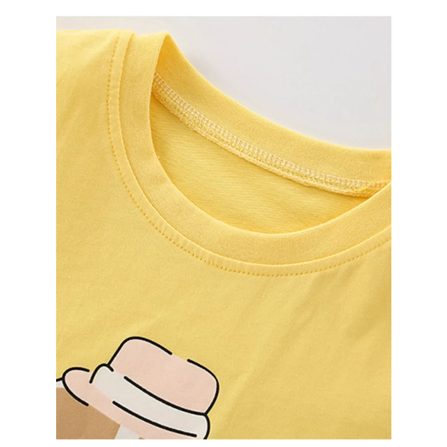 Children’s Dog Graphic T-Shirt and Shorts Set Apparel and Accessories