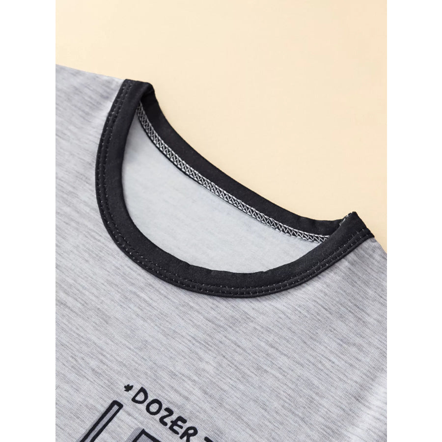 Children’s Dozer Truck Tee and Shorts Set Apparel and Accessories