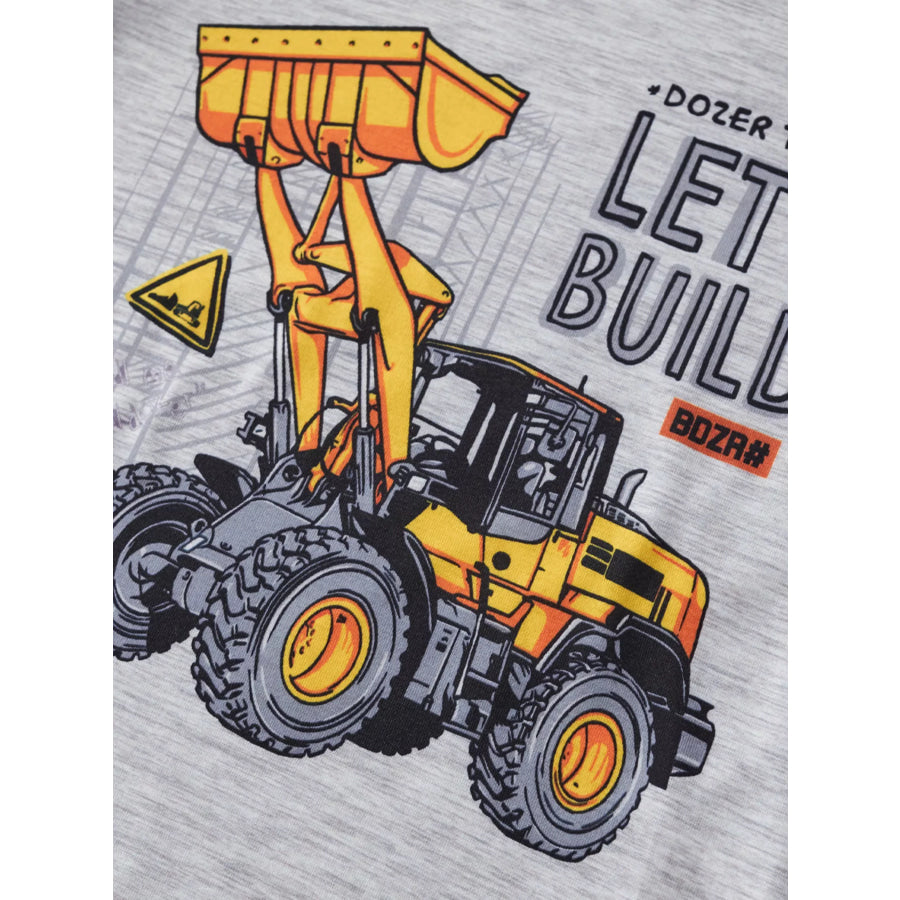 Children’s Dozer Truck Tee and Shorts Set Apparel and Accessories