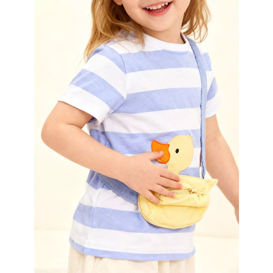 Children’s Duck Applique Striped T-Shirt Apparel and Accessories