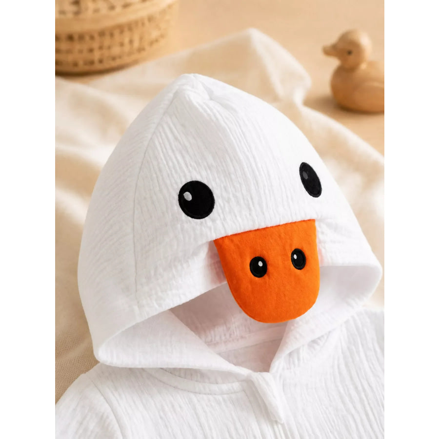 Children’s Duck Hooded Jumpsuit Apparel and Accessories