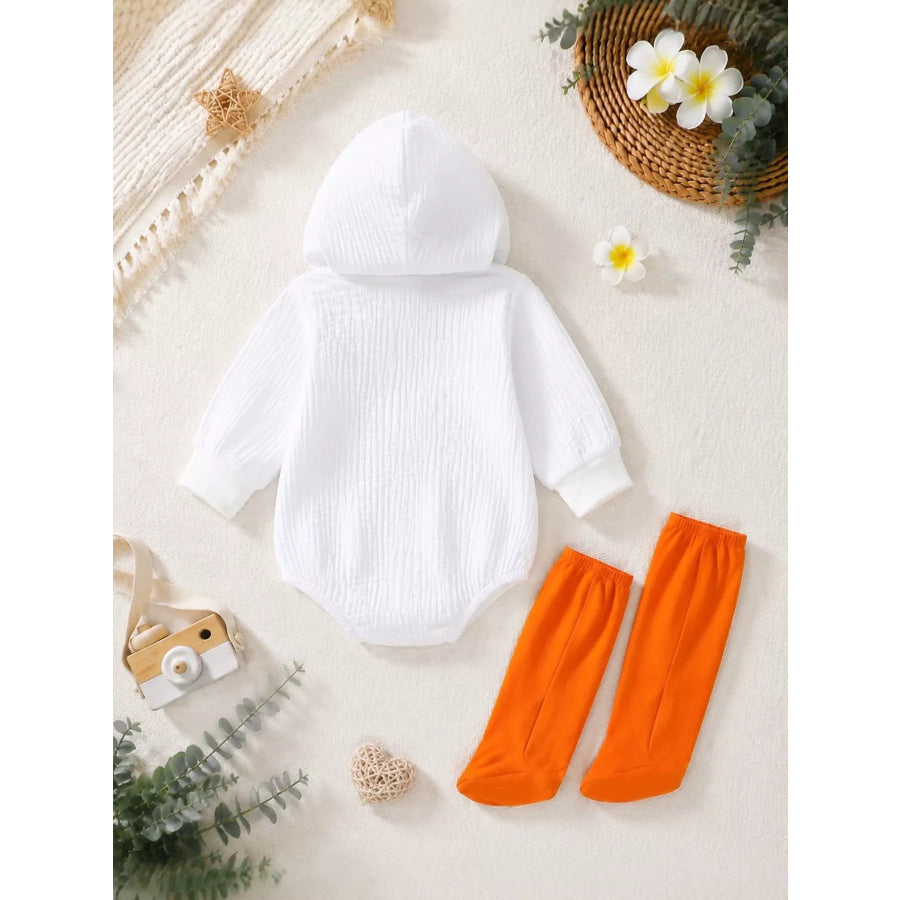 Children’s Duck Hooded Jumpsuit Apparel and Accessories