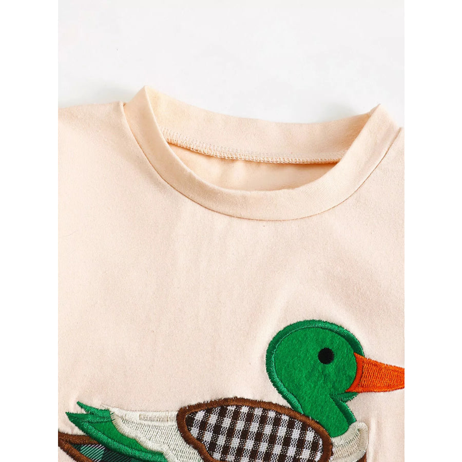 Children’s Duck Short Sleeve T-Shirt & Shorts Set Apparel and Accessories