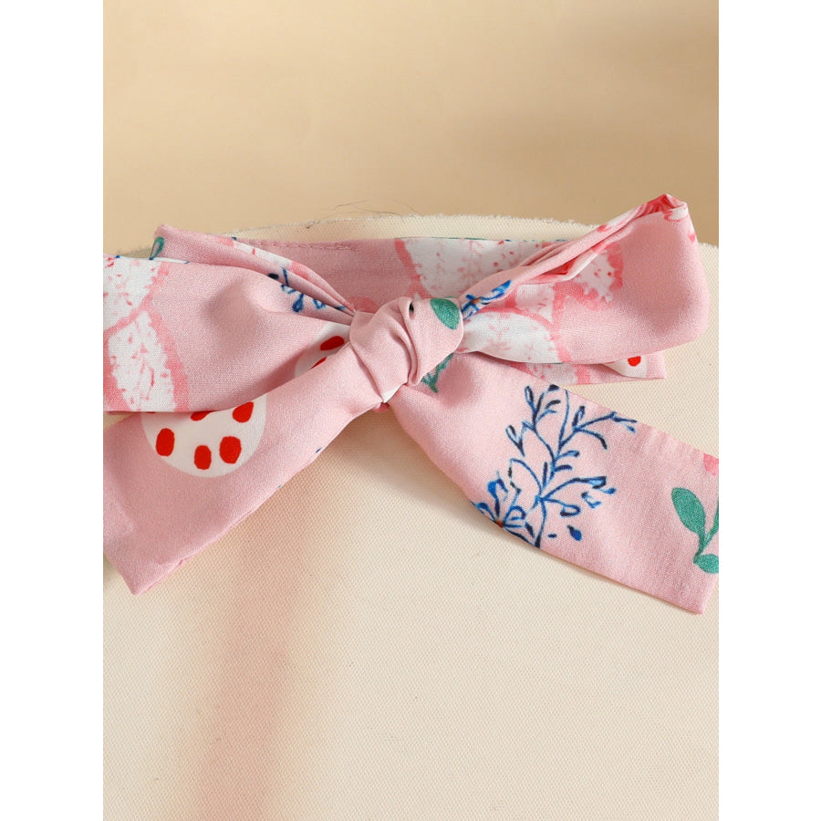 Children’s Easter Bunny Long Sleeve Bodysuit and Pants Set with Headband Apparel and Accessories