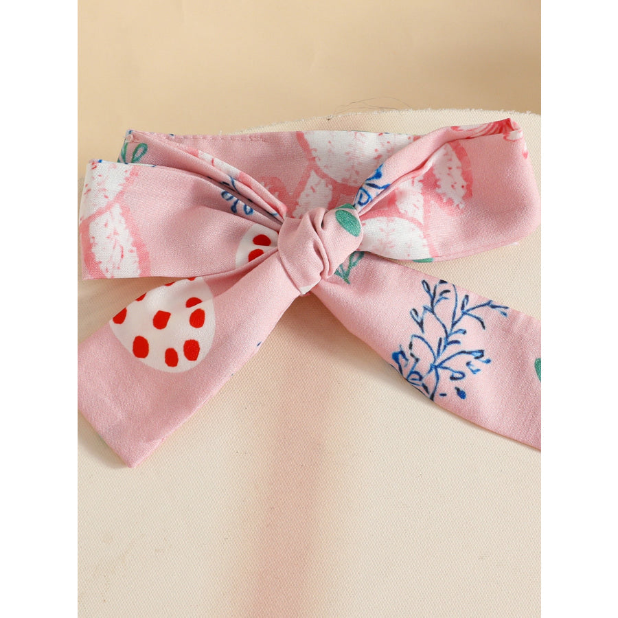 Children’s Easter Bunny Long Sleeve Bodysuit and Pants Set with Headband Apparel and Accessories