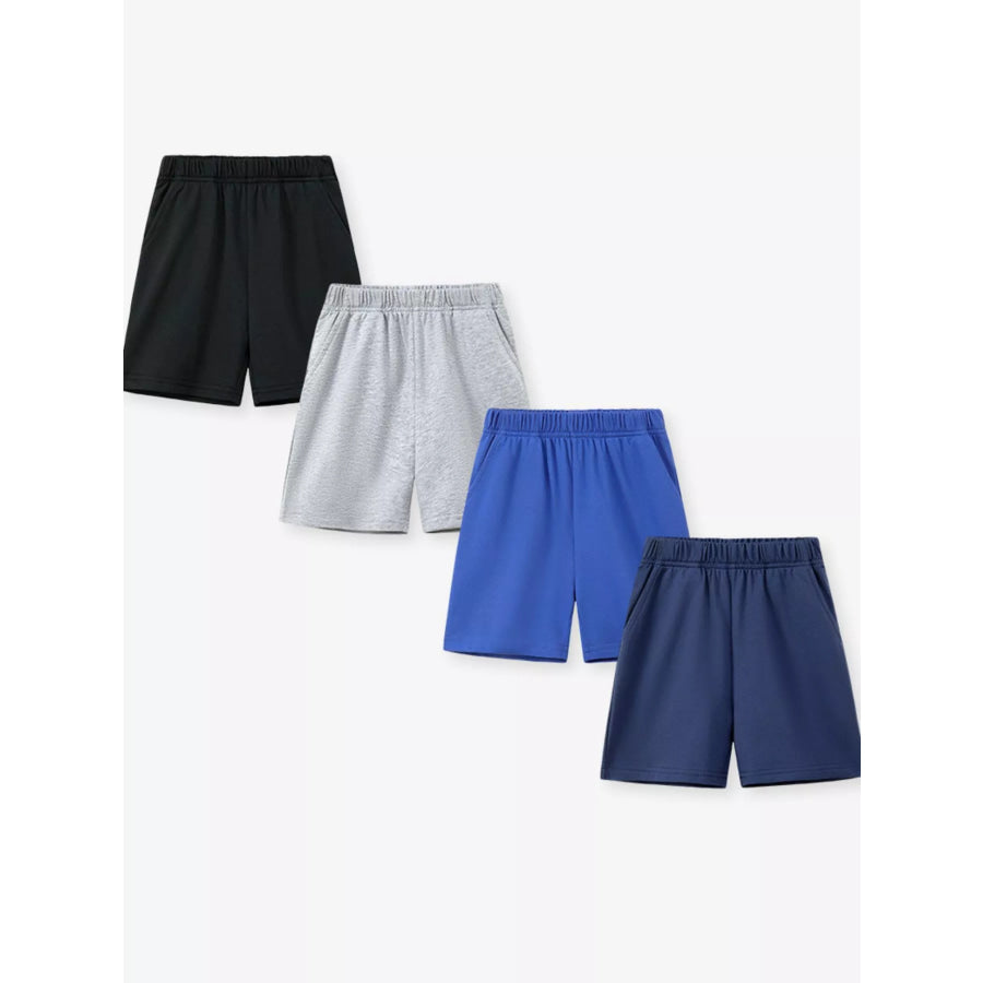 Children’s Elastic Waist Shorts Black / 2Y Apparel and Accessories