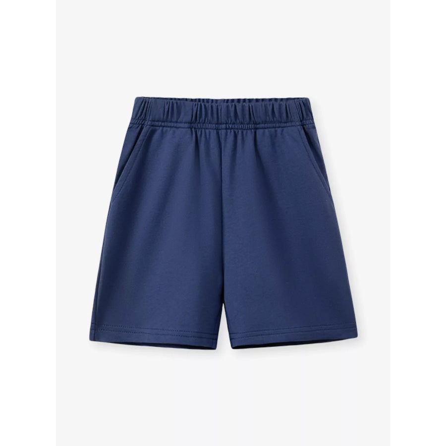 Children’s Elastic Waist Shorts Dark Blue / 2Y Apparel and Accessories
