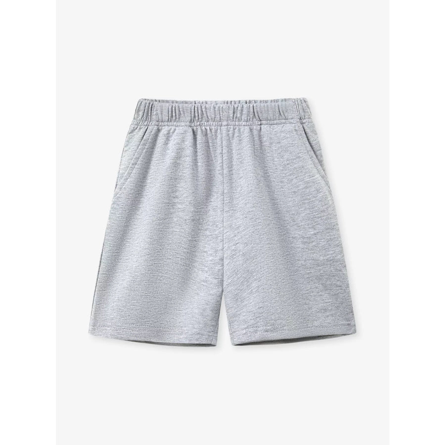 Children’s Elastic Waist Shorts Light Gray / 2Y Apparel and Accessories