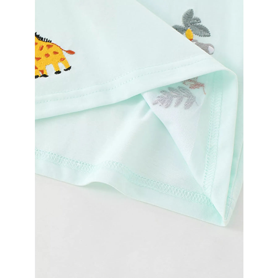 Children’s Embroidered Animal Polo Shirt Apparel and Accessories