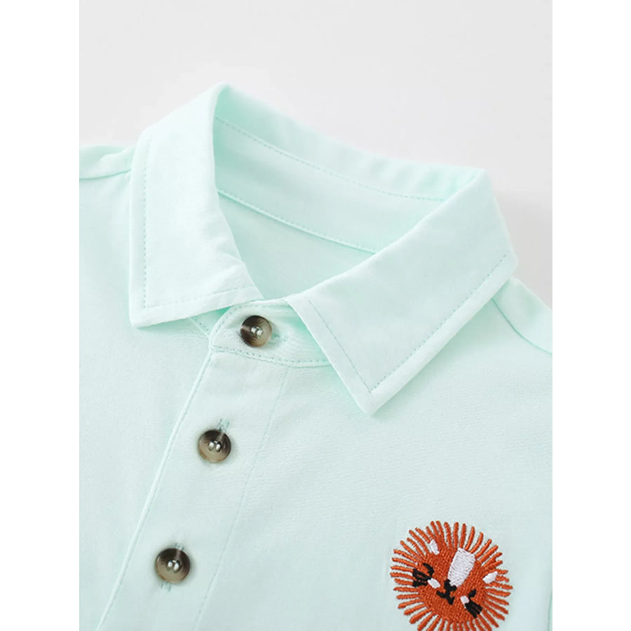 Children’s Embroidered Animal Polo Shirt Apparel and Accessories