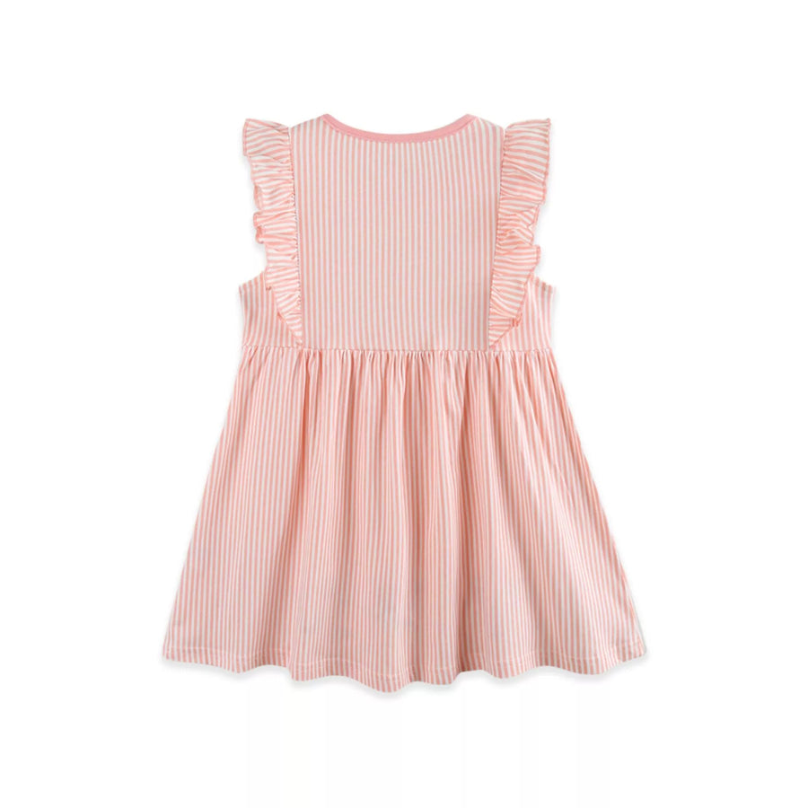 Children’s Embroidered Bunny Ruffle Sleeve Dress Apparel and Accessories