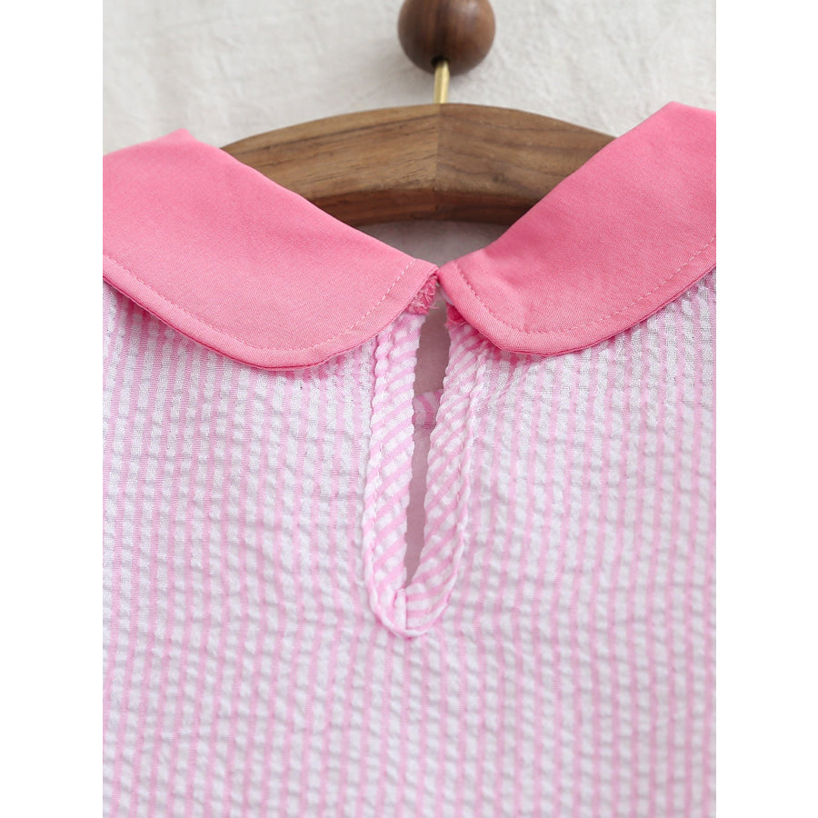 Children’s Embroidered Golf Theme Ruffle Hem Dress Apparel and Accessories