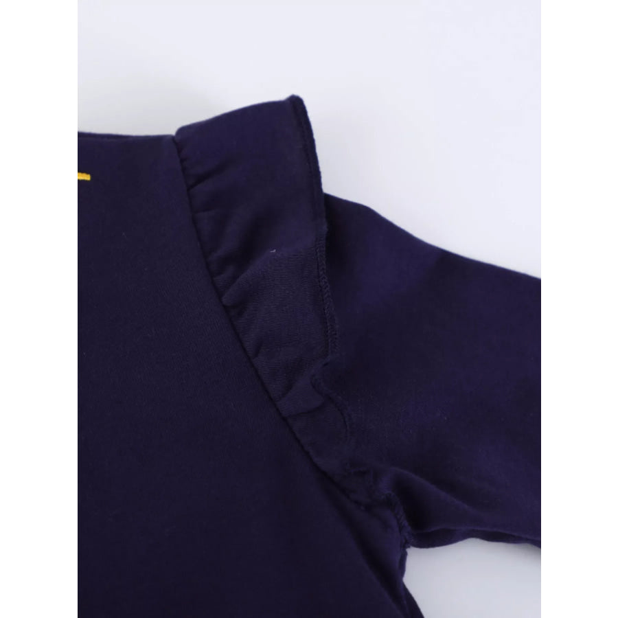 Children’s Embroidered Long Sleeve Casual Dress Apparel and Accessories