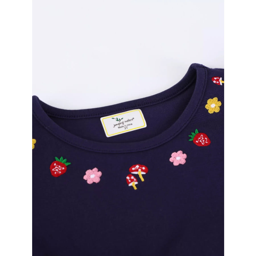 Children’s Embroidered Long Sleeve Casual Dress Apparel and Accessories