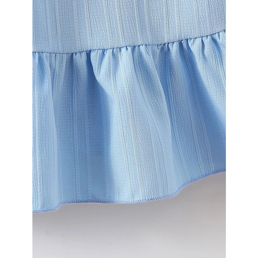 Children’s Embroidered Ruffled Hem Dress Apparel and Accessories