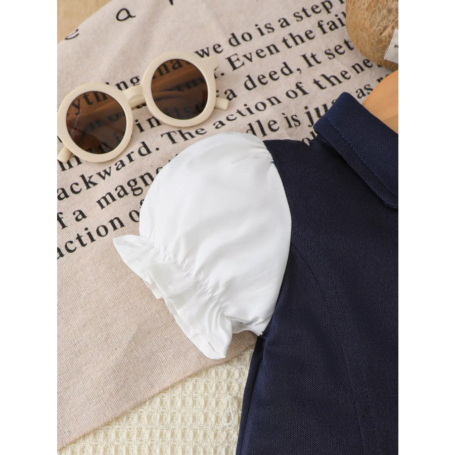 Children’s Embroidered Ruffled Hem Polo Dress Apparel and Accessories