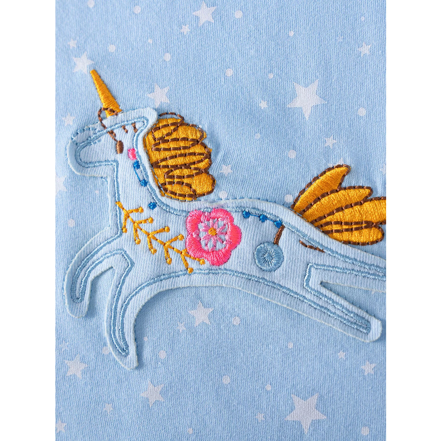 Children’s Embroidered Short Sleeve Dress Apparel and Accessories