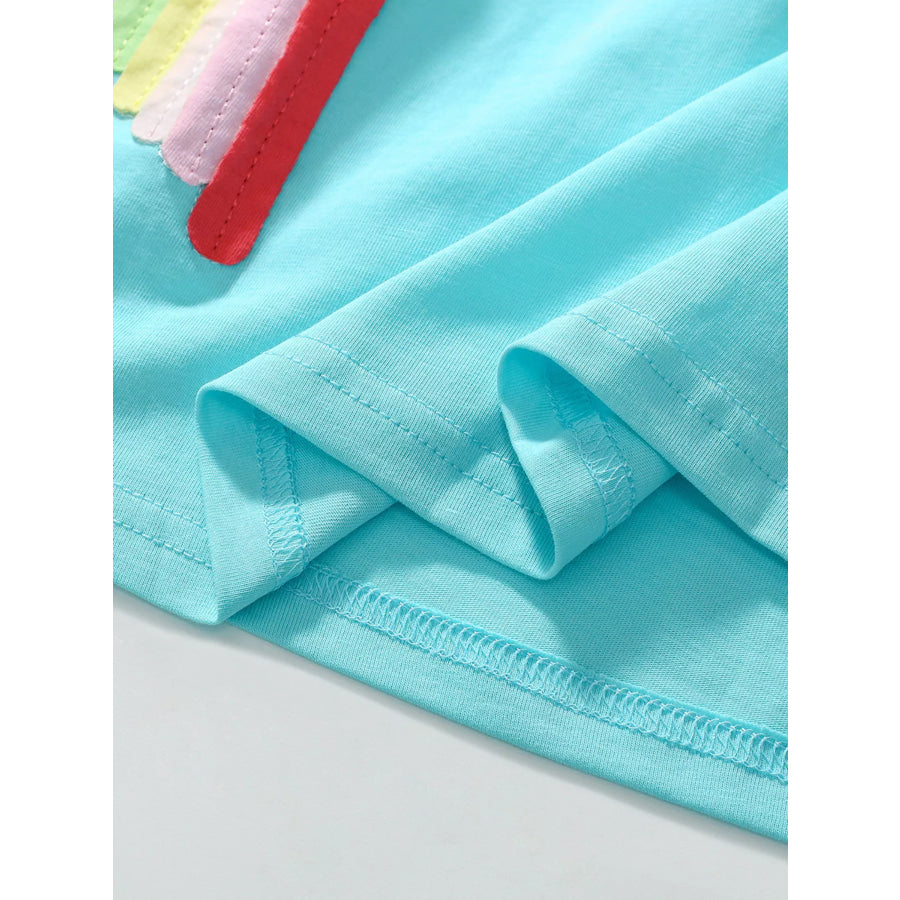 Children’s Embroidered Short Sleeve Dress Apparel and Accessories