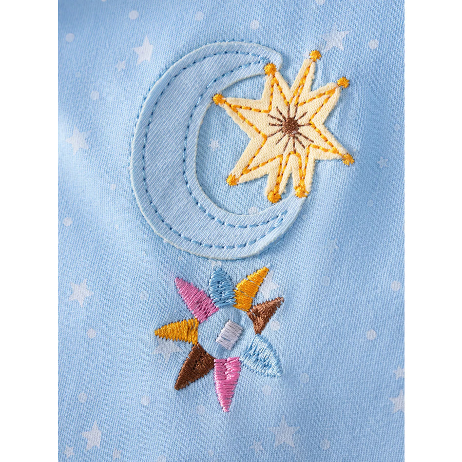 Children’s Embroidered Short Sleeve Dress Apparel and Accessories