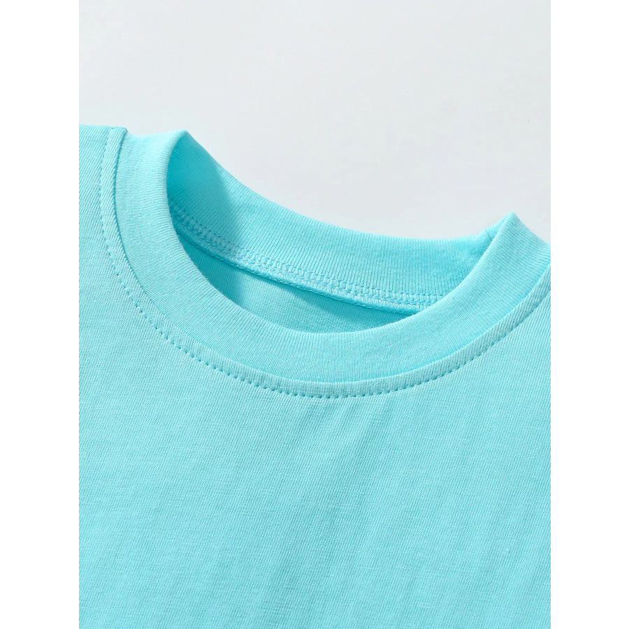 Children’s Embroidered Short Sleeve Dress Apparel and Accessories
