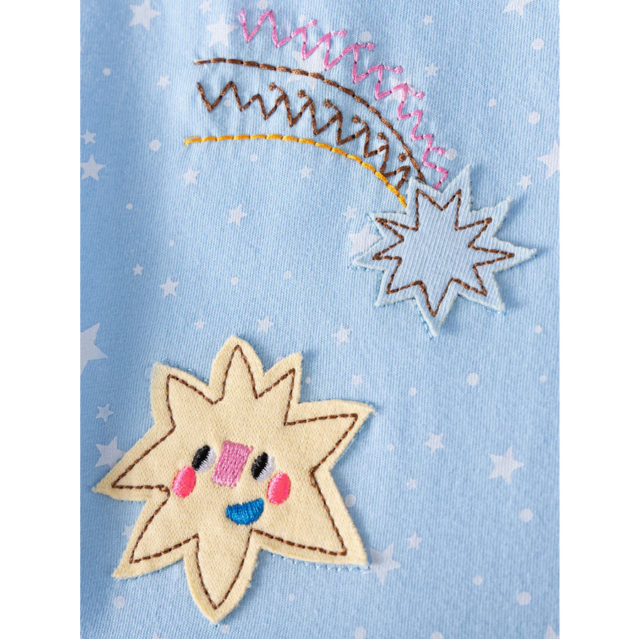 Children’s Embroidered Short Sleeve Dress Apparel and Accessories