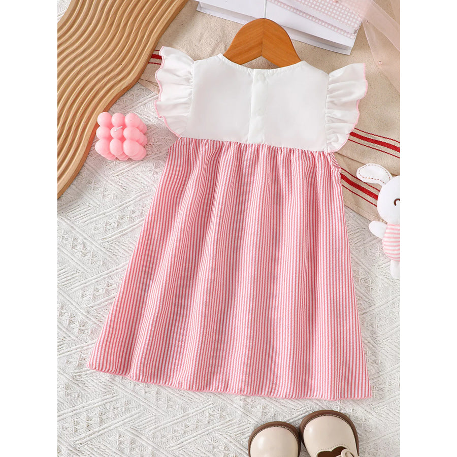 Children’s Embroidered Striped Dress Apparel and Accessories